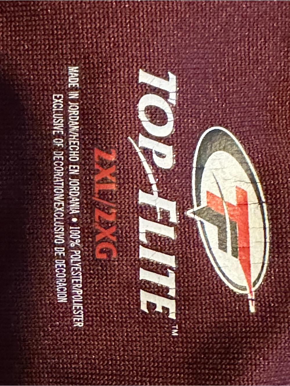 Men's Burgundy Polo Shirt - Picture 2 of 3